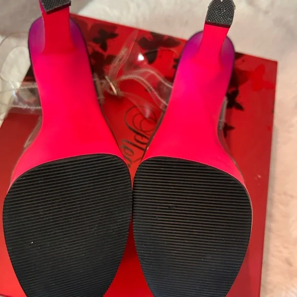 Pleaser Rainbow Heels - Picture 13 of 15